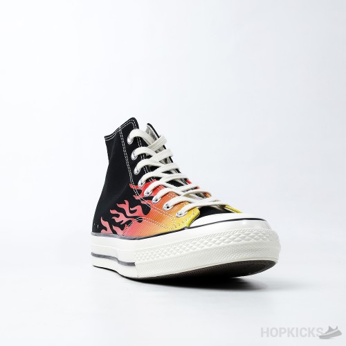 靴 All Star CT70 Hi Archive Print Flames Converse Chuck Taylor All Star 70 Hi Archive Print Flames